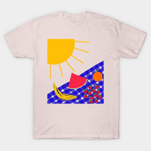 Sunny picnic T-Shirt by sadepois